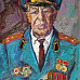 Евгений Петрович Никульшин – ветеран ВОВ. 2010. Холст, масло. 100х60. Собственность автора